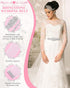 SATINIOR 2 Pieces Rhinestone Bridal Wedding Dress Sash Belt Crystal Diamond Ribbon Wedding Belts for Bridesmaid Wedding Dress (White)...